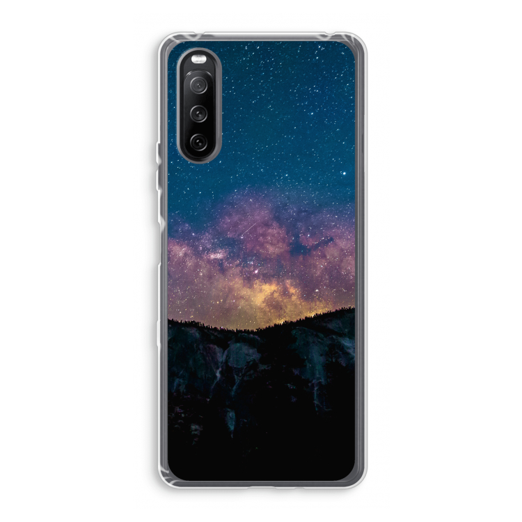 Travel to space: Sony Xperia 10 III Transparant Hoesje