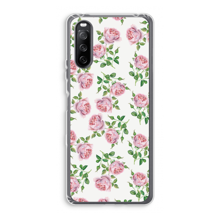 Kleine roosjes: Sony Xperia 10 III Transparant Hoesje