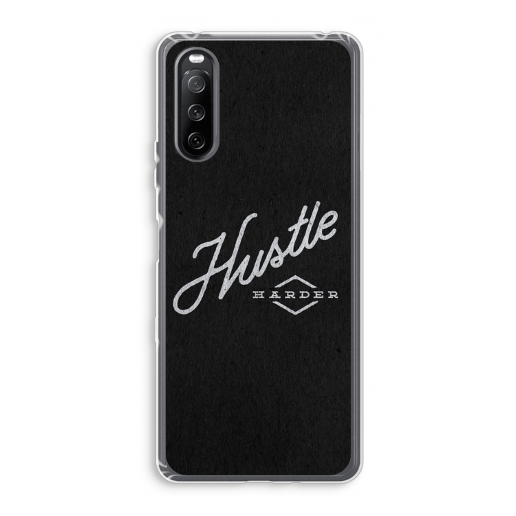 Hustle: Sony Xperia 10 III Transparant Hoesje