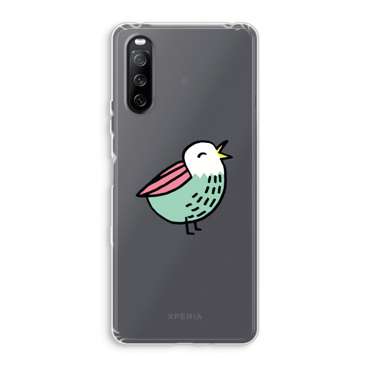 Birdy: Sony Xperia 10 III Transparant Hoesje