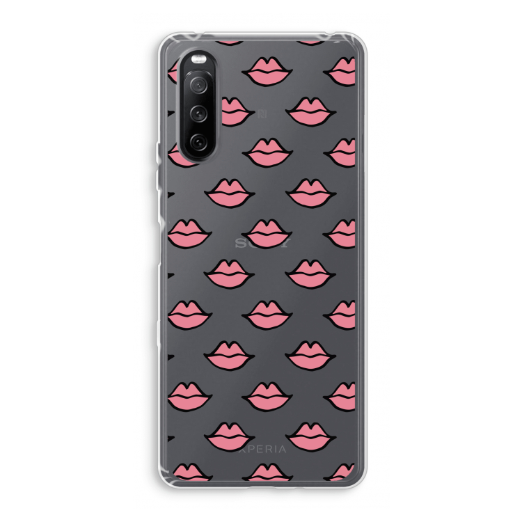 Lipjes: Sony Xperia 10 III Transparant Hoesje