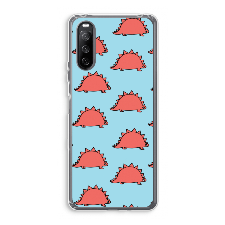 Dinosawrr: Sony Xperia 10 III Transparant Hoesje