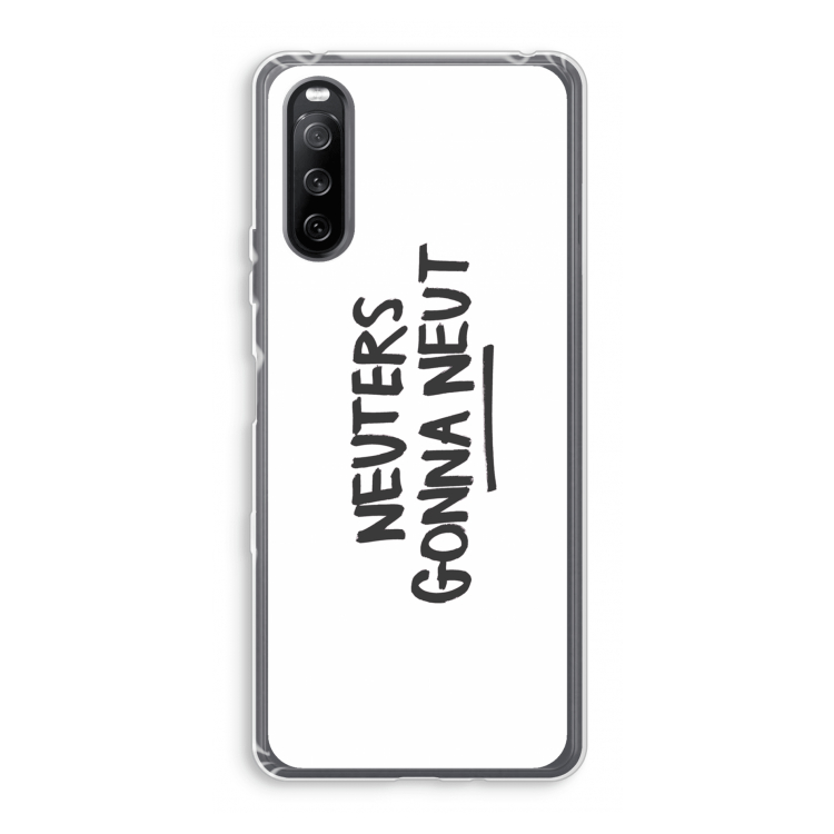 Neuters: Sony Xperia 10 III Transparant Hoesje