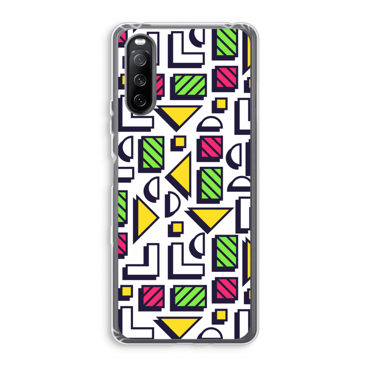 8-bit N°4: Sony Xperia 10 III Transparant Hoesje