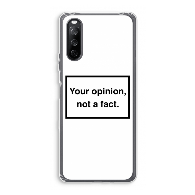 Your opinion: Sony Xperia 10 III Transparant Hoesje