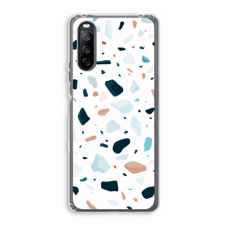 Terrazzo N°13: Sony Xperia 10 III Transparant Hoesje