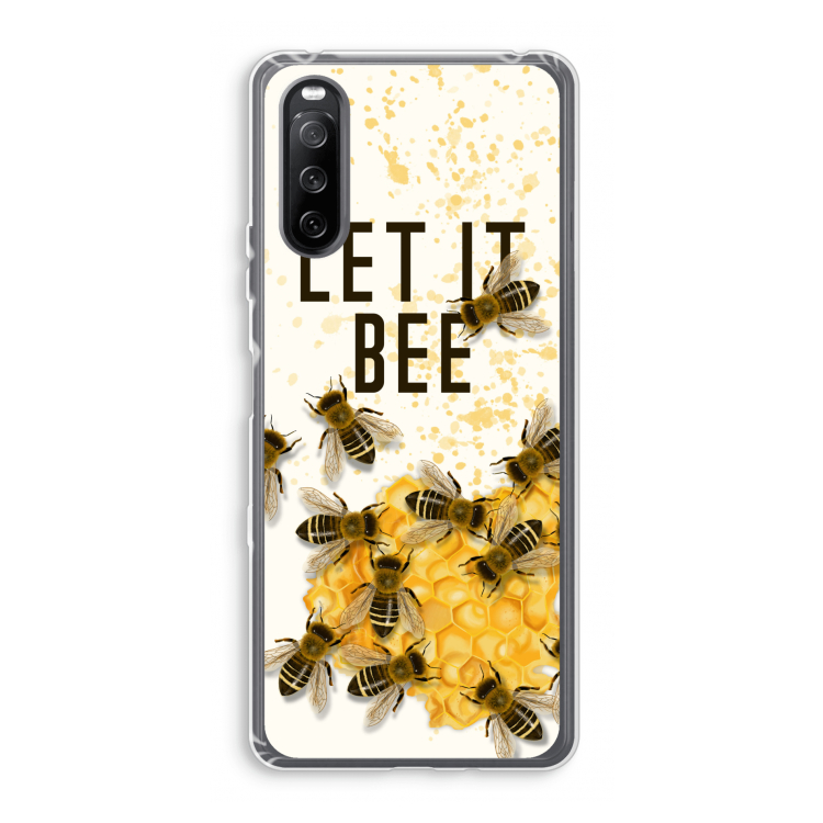 Let it bee: Sony Xperia 10 III Transparant Hoesje