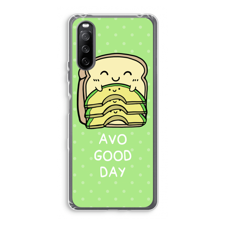 Avo Good Day: Sony Xperia 10 III Transparant Hoesje