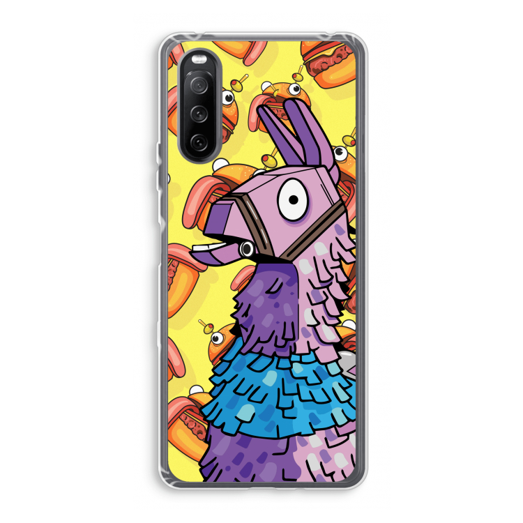 Loot Burger: Sony Xperia 10 III Transparant Hoesje