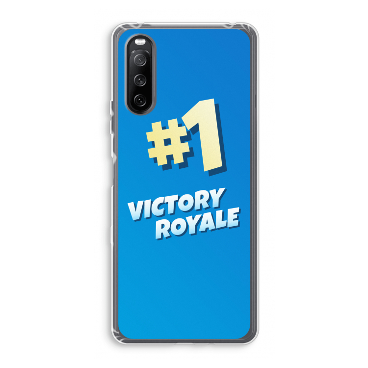 Victory Royale: Sony Xperia 10 III Transparant Hoesje