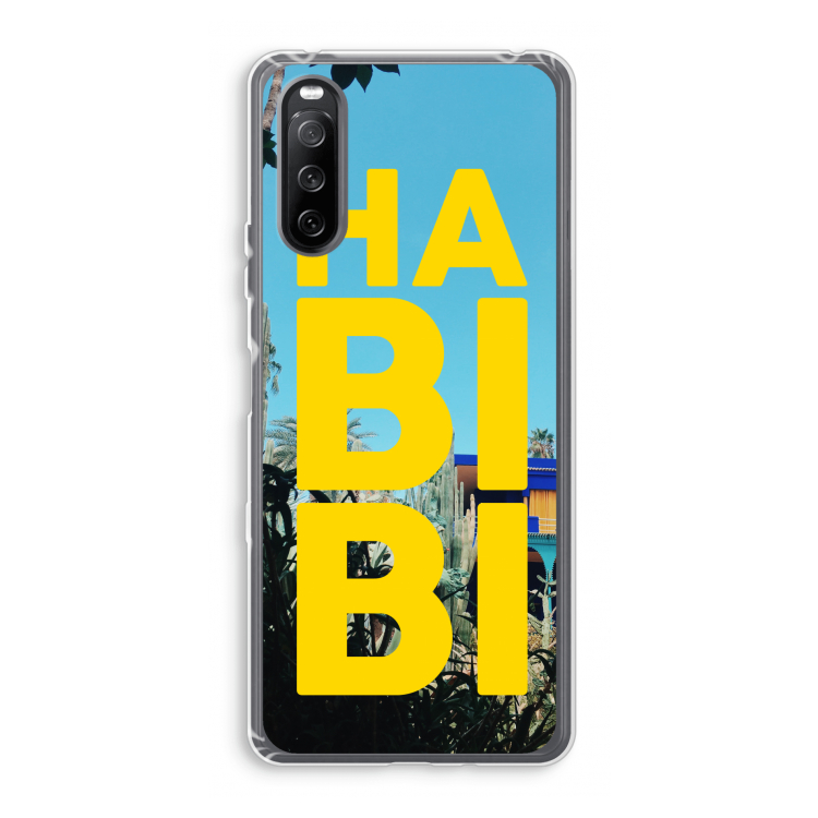 Habibi Majorelle : Sony Xperia 10 III Transparant Hoesje