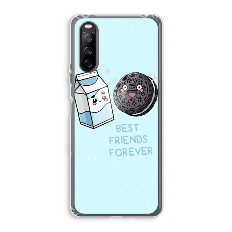 Best Friend Forever: Sony Xperia 10 III Transparant Hoesje