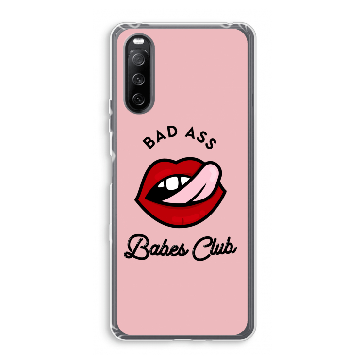 Badass Babes Club: Sony Xperia 10 III Transparant Hoesje