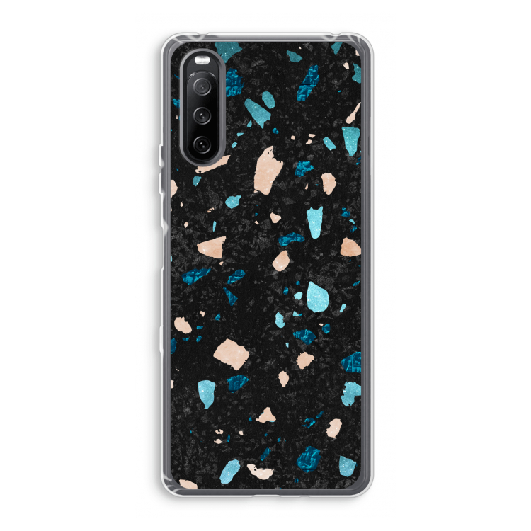 Terrazzo N°11: Sony Xperia 10 III Transparant Hoesje