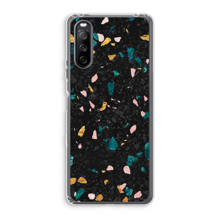 Terrazzo N°10: Sony Xperia 10 III Transparant Hoesje