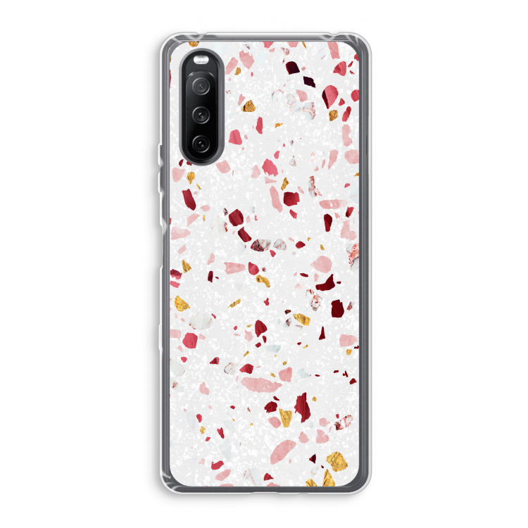 Terrazzo N°9: Sony Xperia 10 III Transparant Hoesje