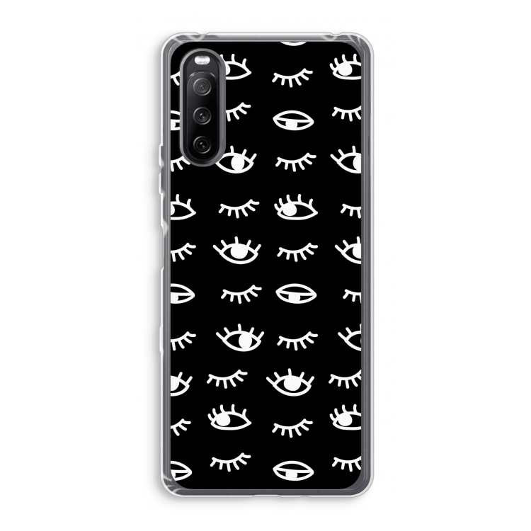 Eye pattern #3: Sony Xperia 10 III Transparant Hoesje