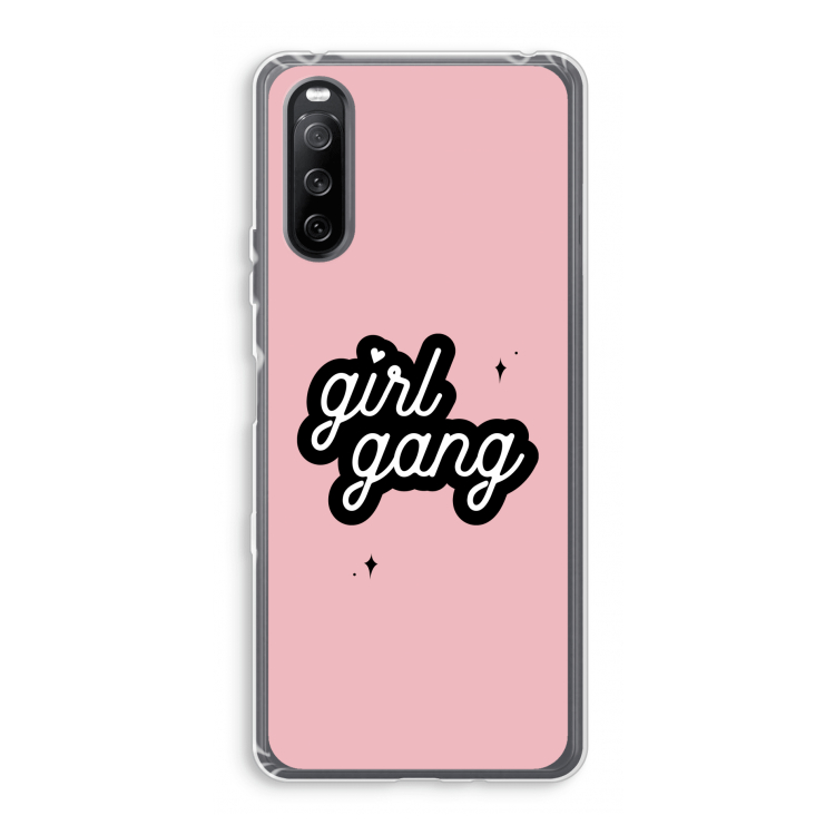 Girl Gang: Sony Xperia 10 III Transparant Hoesje
