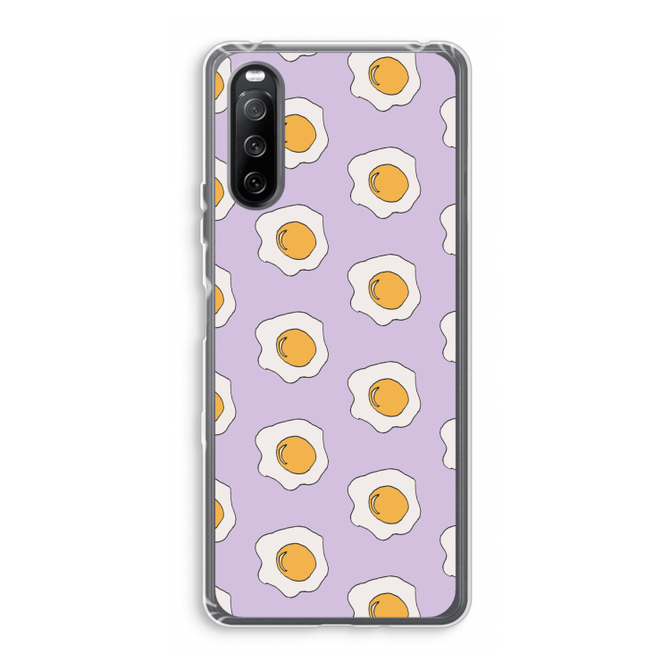 Bacon to my eggs #1: Sony Xperia 10 III Transparant Hoesje