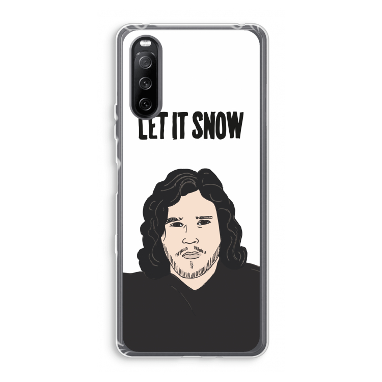 Let It Snow: Sony Xperia 10 III Transparant Hoesje