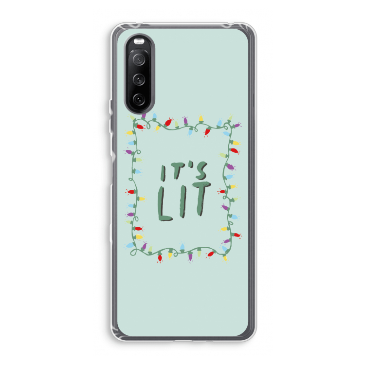 It's Lit: Sony Xperia 10 III Transparant Hoesje