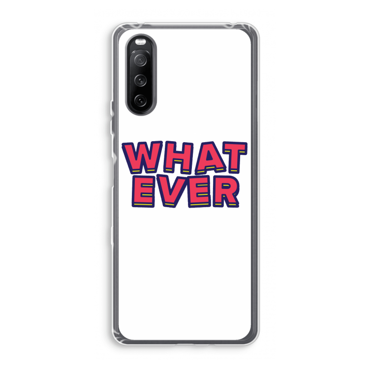Whatever: Sony Xperia 10 III Transparant Hoesje