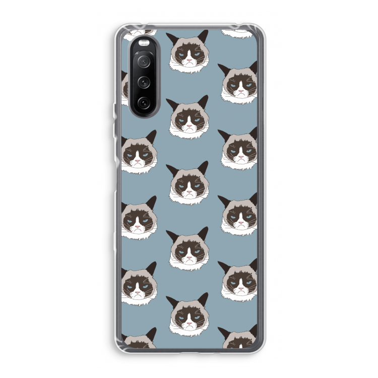 It's a Purrr Case: Sony Xperia 10 III Transparant Hoesje