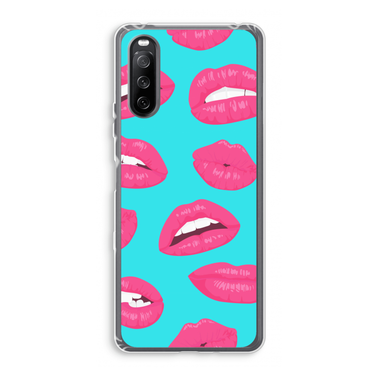 Bite my lip: Sony Xperia 10 III Transparant Hoesje