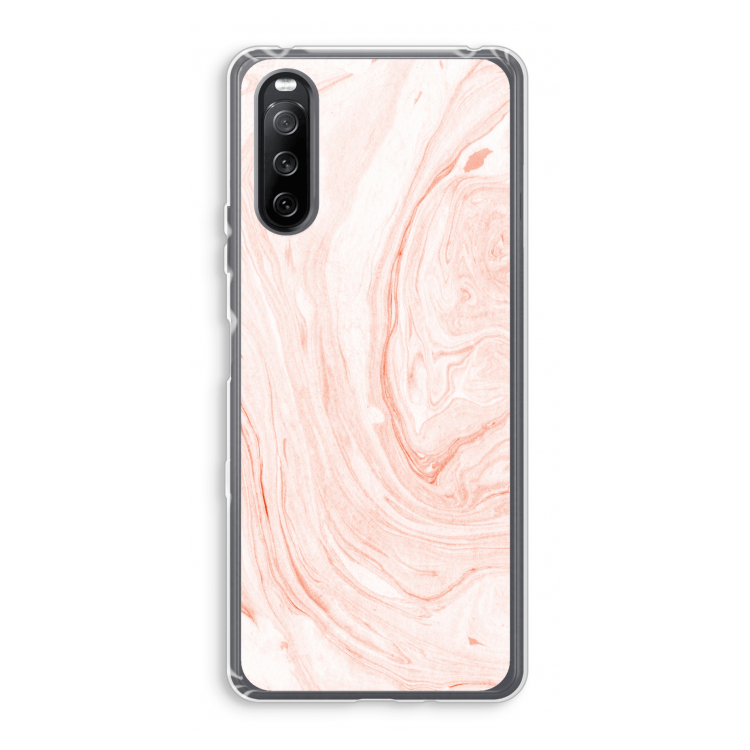 Peach bath: Sony Xperia 10 III Transparant Hoesje
