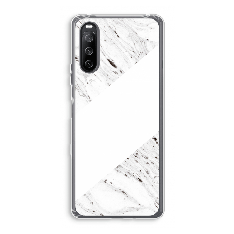 Biggest stripe: Sony Xperia 10 III Transparant Hoesje