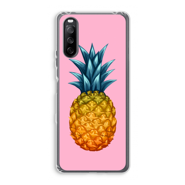 Grote ananas: Sony Xperia 10 III Transparant Hoesje