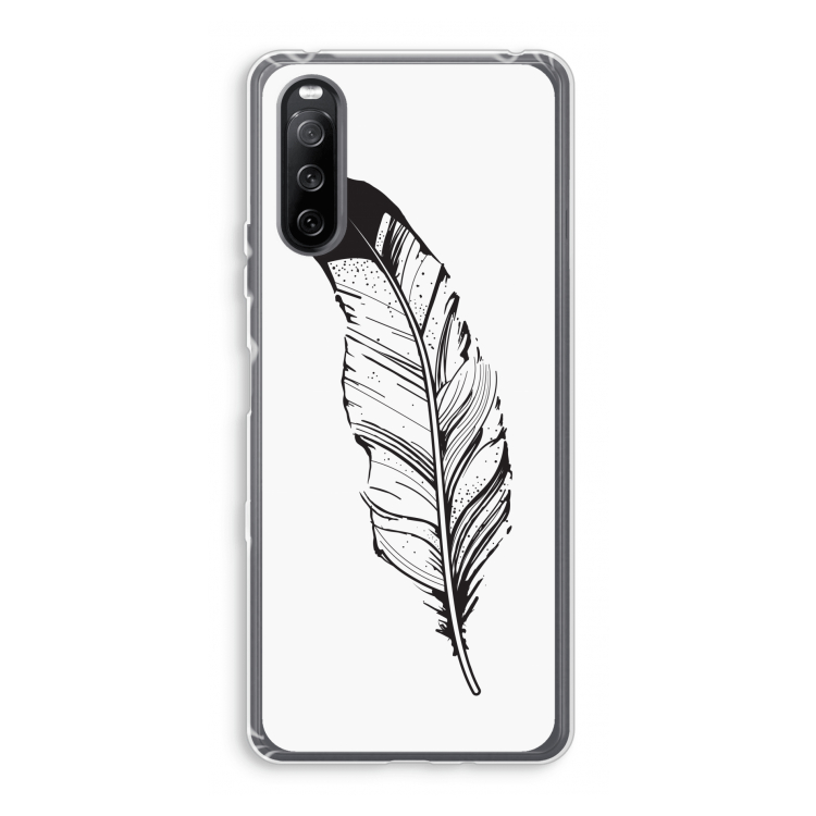 Pluim: Sony Xperia 10 III Transparant Hoesje