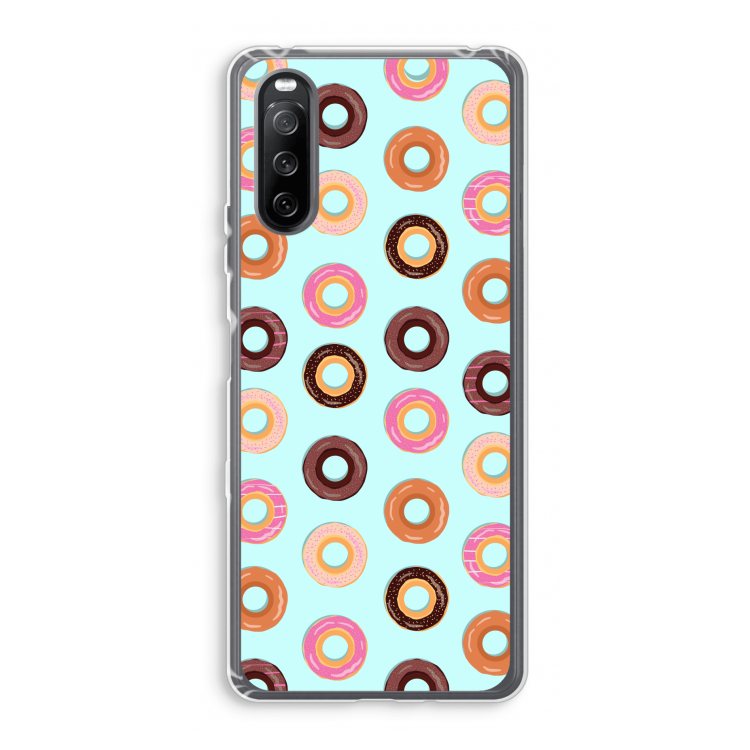 Donuts: Sony Xperia 10 III Transparant Hoesje