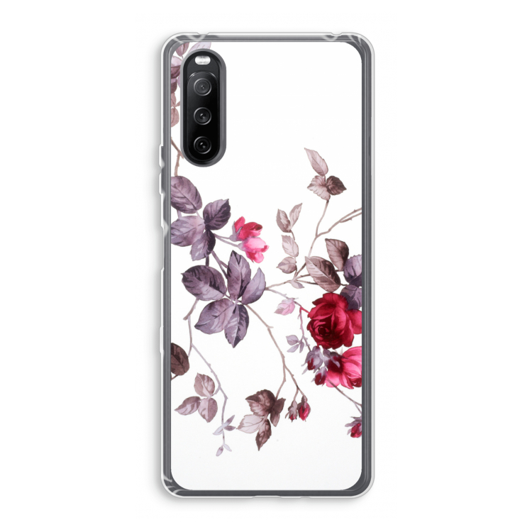 Mooie bloemen: Sony Xperia 10 III Transparant Hoesje