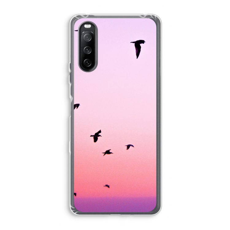 Fly away: Sony Xperia 10 III Transparant Hoesje