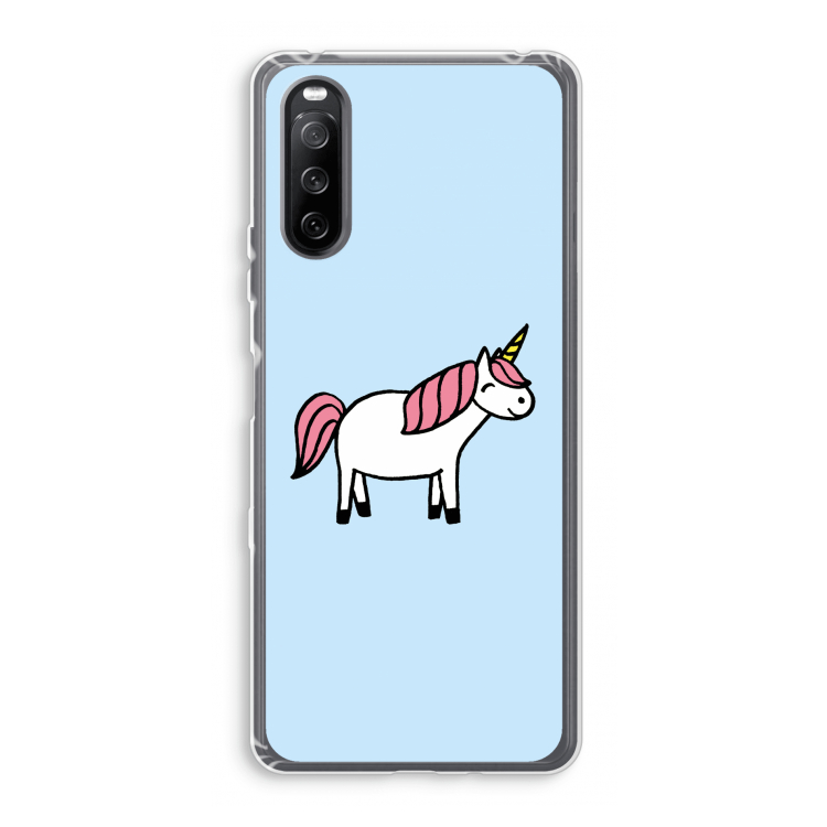 Eenhoorn: Sony Xperia 10 III Transparant Hoesje