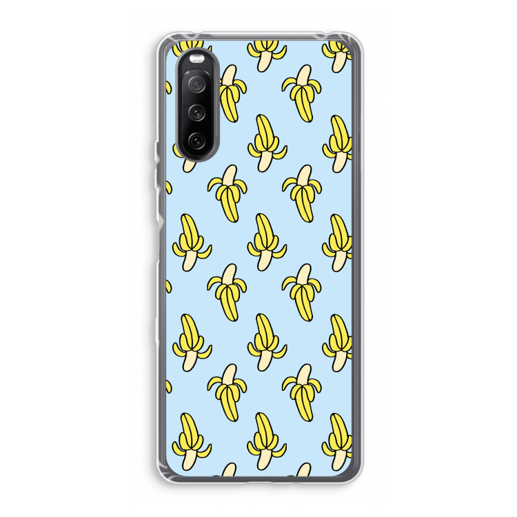 Bananas: Sony Xperia 10 III Transparant Hoesje