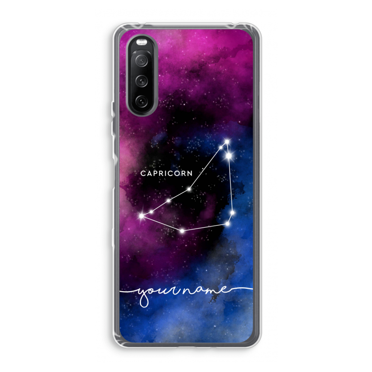 Sterrenbeeld - Donker: Sony Xperia 10 III Transparant Hoesje