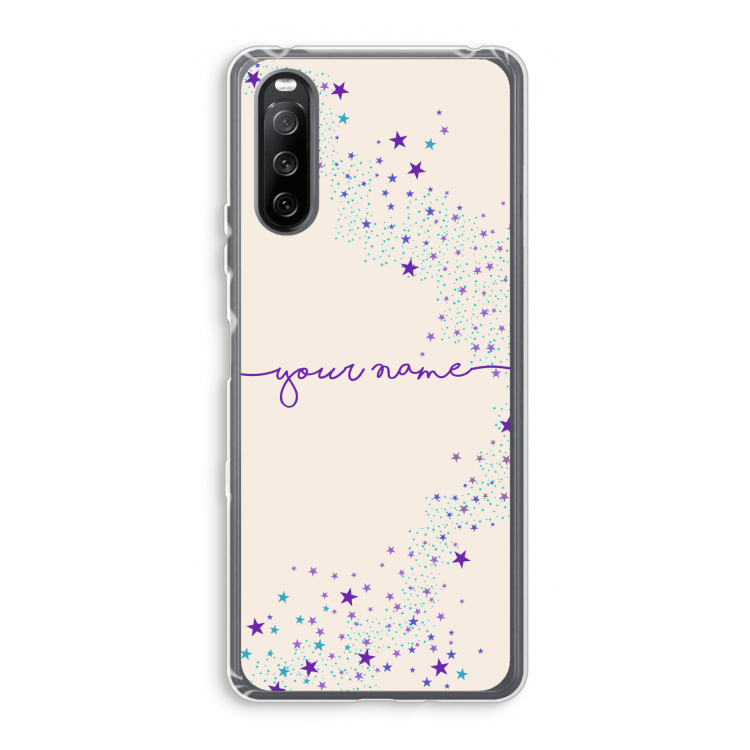 Sterren: Sony Xperia 10 III Transparant Hoesje