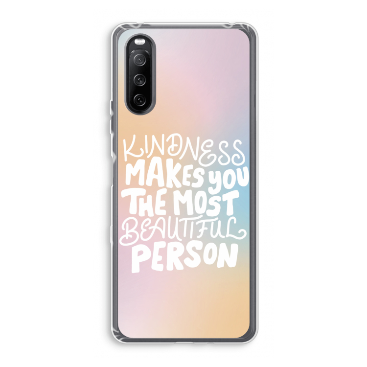 The prettiest: Sony Xperia 10 III Transparant Hoesje