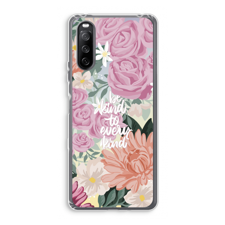 Kindness matters: Sony Xperia 10 III Transparant Hoesje