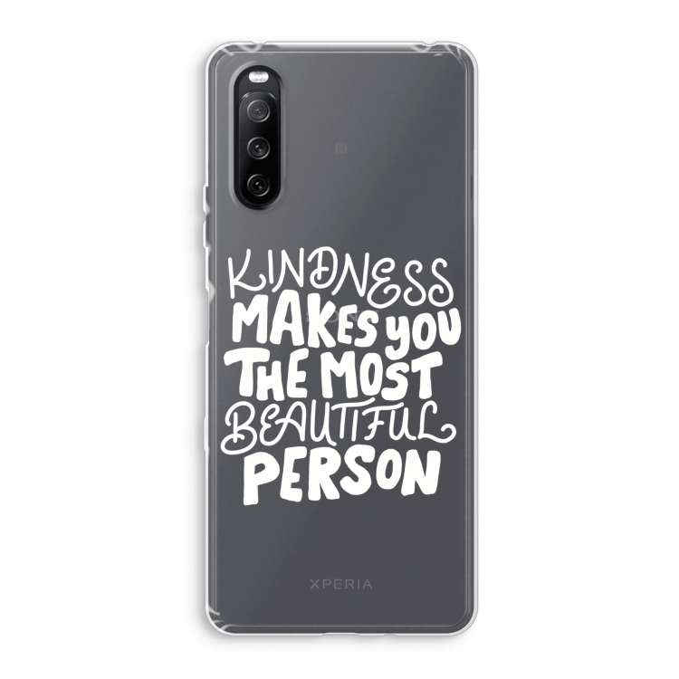The prettiest: Sony Xperia 10 III Transparant Hoesje