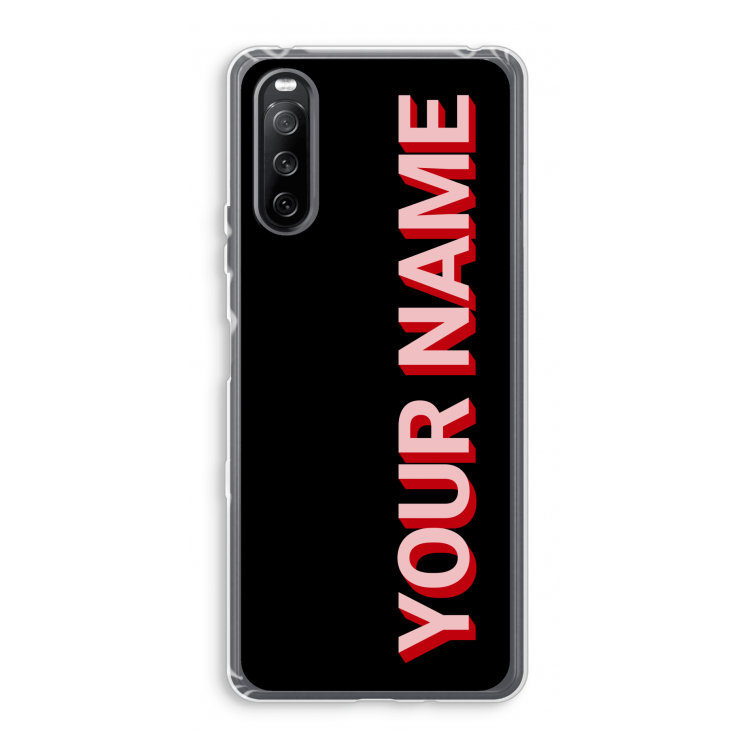 Namecase: Sony Xperia 10 III Transparant Hoesje