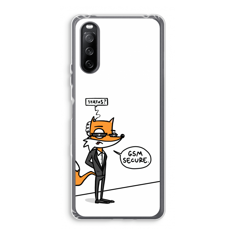 GSM secure: Sony Xperia 10 III Transparant Hoesje