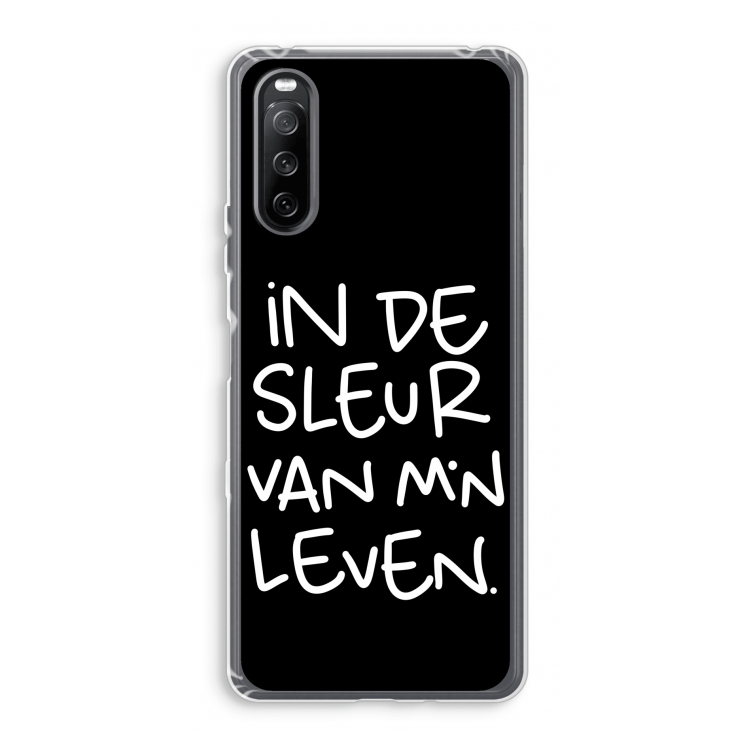 De Sleur: Sony Xperia 10 III Transparant Hoesje