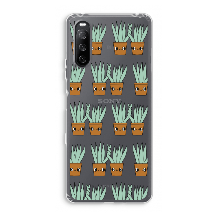 Sansevieria: Sony Xperia 10 III Transparant Hoesje