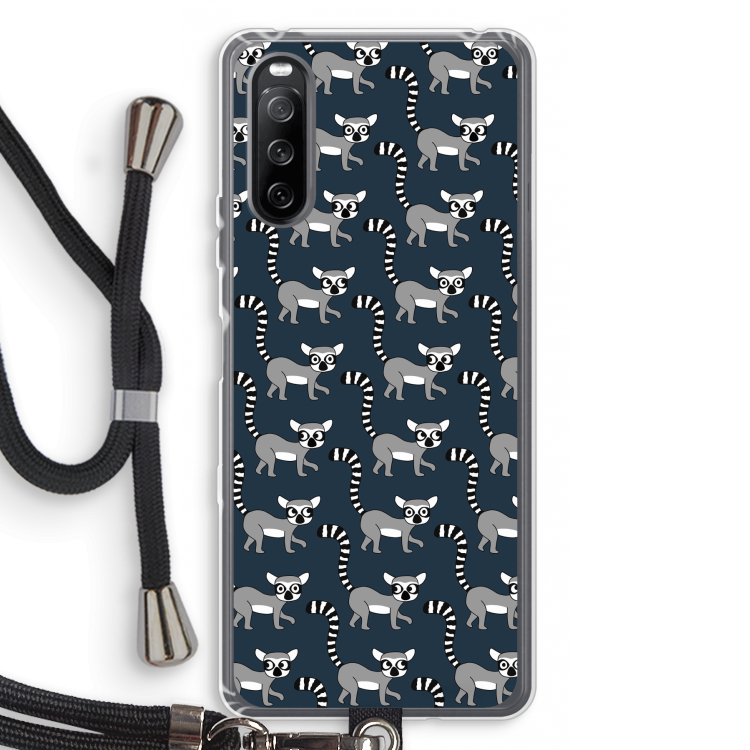 Makis: Sony Sony Xperia 10 III Transparant Hoesje met koord