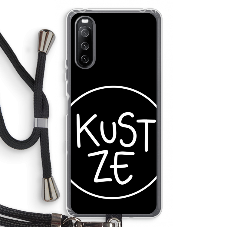 KUST ZE: Sony Sony Xperia 10 III Transparant Hoesje met koord