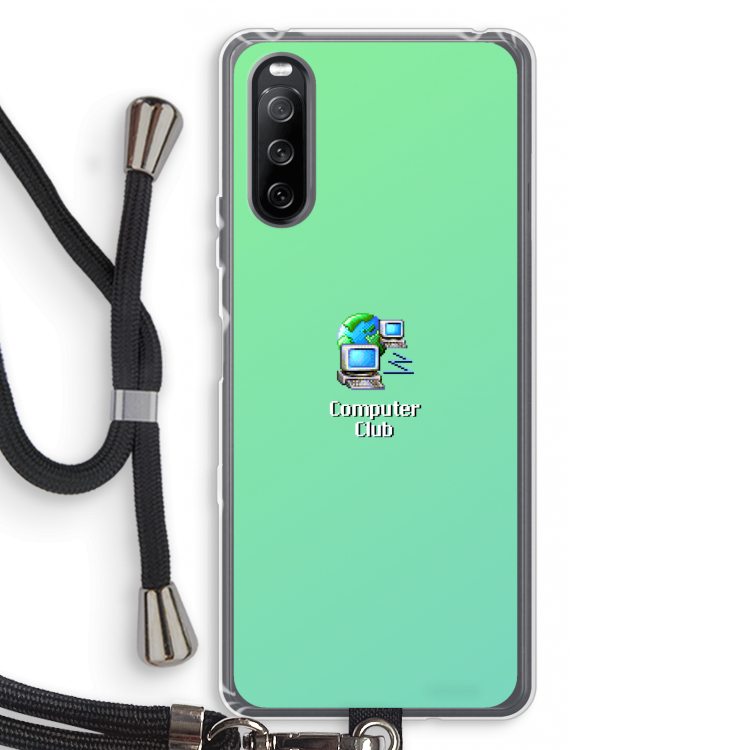 Win98: Sony Sony Xperia 10 III Transparant Hoesje met koord