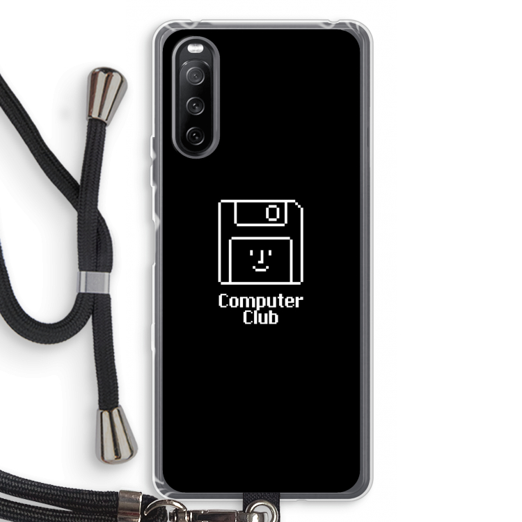 Hello: Sony Sony Xperia 10 III Transparant Hoesje met koord